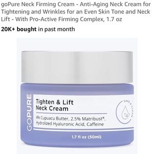 FIRM Go pure neck cream sealed